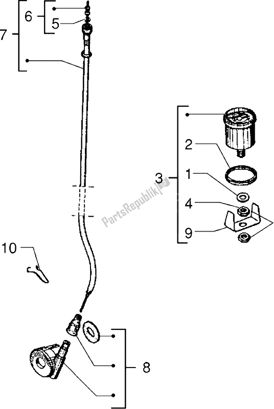 Toutes les pièces pour le Transmissions De Compteur De Vitesse du Piaggio Ciao M Y 99 1995