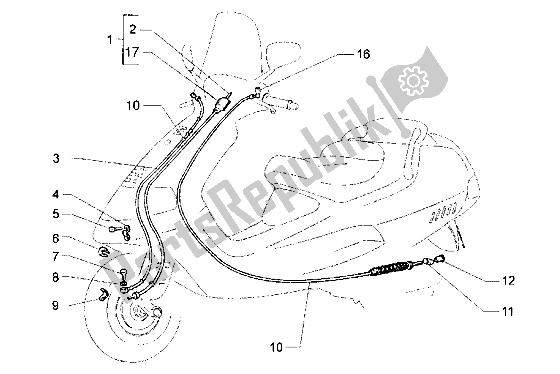 Wszystkie części do Transmisje (2) Piaggio Hexagon LXT 180 1998