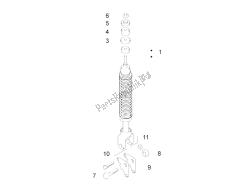 Rear suspension - Shock absorber/s