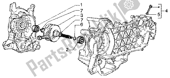 Todas las partes para Cigüeñal de Piaggio X9 180 Amalfi 2002
