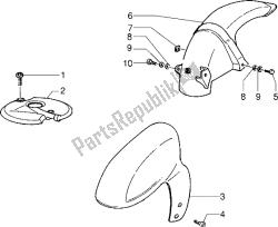 Front and rear mudguard