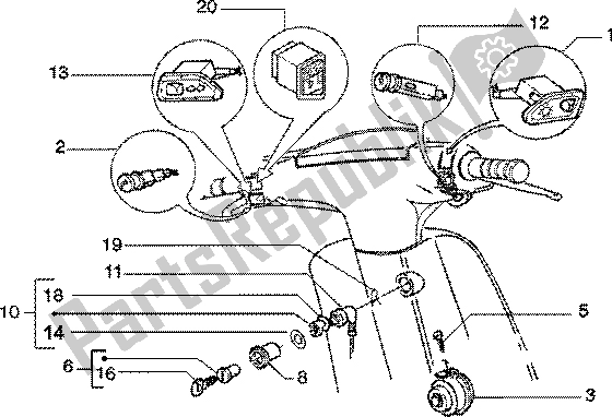 Toutes les pièces pour le Appareil électrique du Piaggio ZIP 125 4T 2000