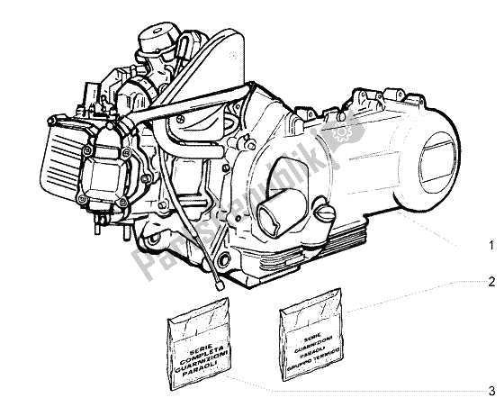 Toutes les pièces pour le Moteur du Piaggio Beverly 250 RST 2004