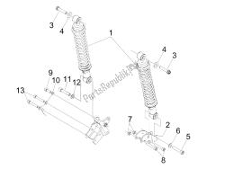 Rear suspension - Shock absorber/s