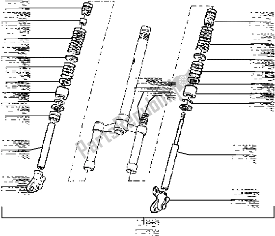 Todas las partes para Columna De Dirección de Piaggio Typhoon 125 X 2000