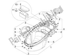 logement de casque - sous la selle