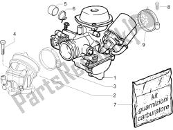 Carburettor, assembly - Union pipe