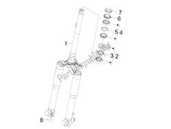 Fork/steering tube - Steering bearing unit