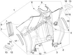 guantera frontal - panel de rodilleras