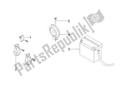 afstandsbedieningen - batterij - claxon