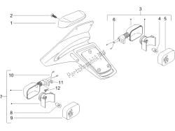 faros traseros - luces intermitentes