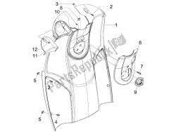 Front glove-box - Knee-guard panel