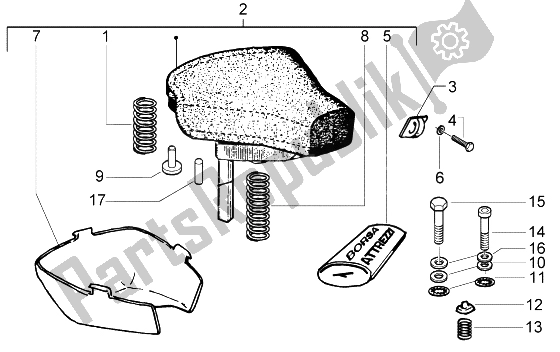 Wszystkie części do Siod? O Piaggio Ciao 50 1996