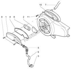 couvercle - boîtier de filtre à air secondaire