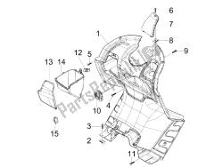 boîte à gants avant - panneau de protection des genoux