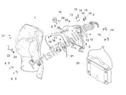 Front glove-box - Knee-guard panel