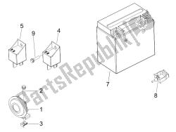 interruptores de control remoto - batería - bocina (2)