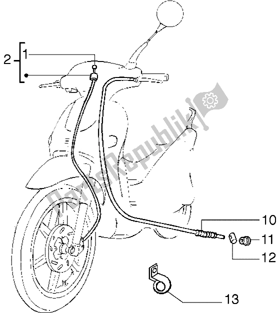 Todas las partes para Transmisiones de Piaggio Liberty 125 1998