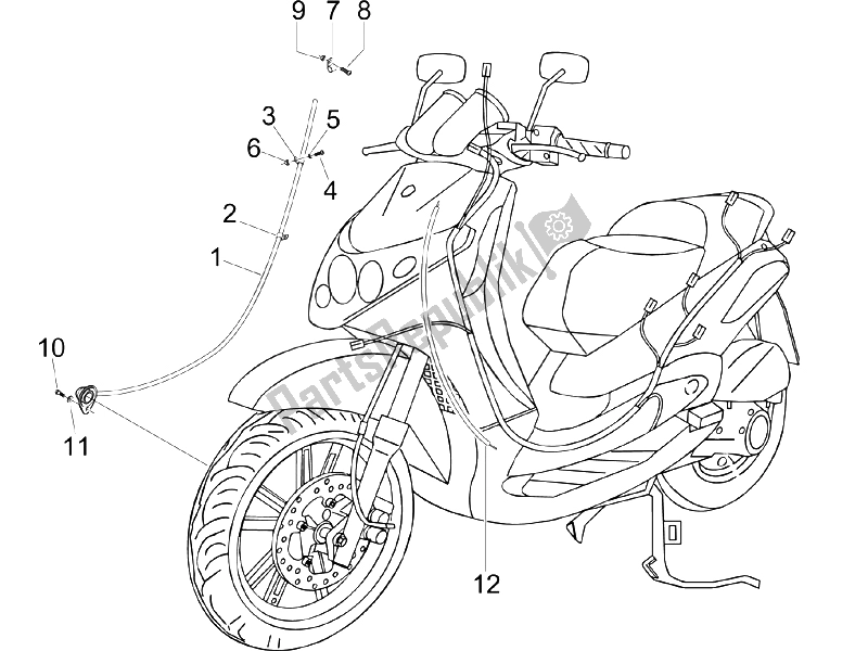 Toutes les pièces pour le Transmissions du Piaggio Beverly 250 2005