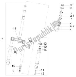 Front wheel suspension