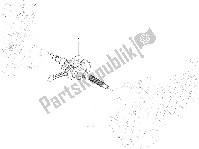 Tutte le parti per il Albero A Gomiti del Piaggio FLY 125 4T 3V IE E3 DT 2014