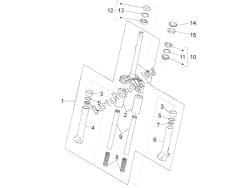 Fork/steering tube - Steering bearing unit