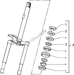 Steering bearing ball tracks