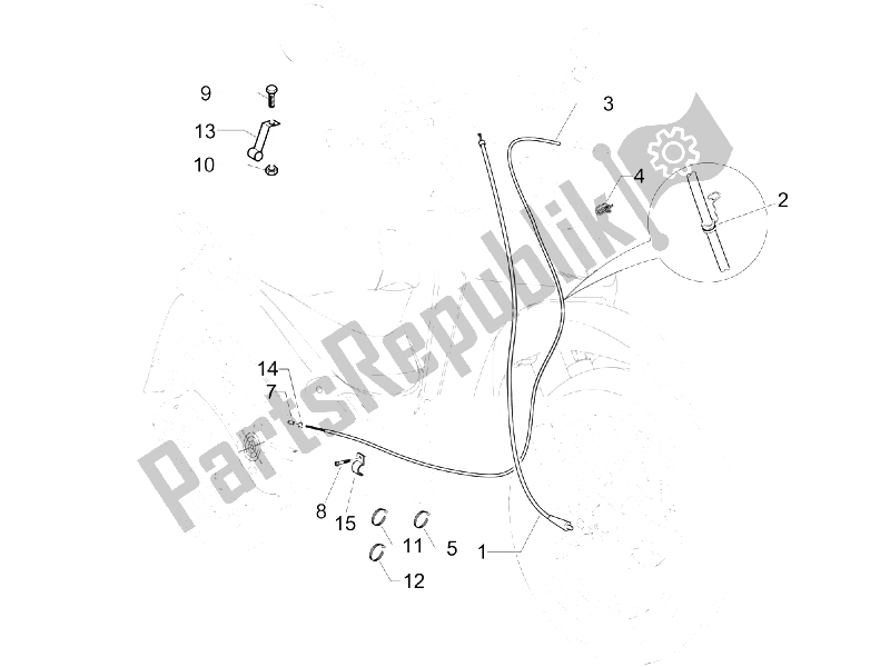 All parts for the Transmissions of the Piaggio Liberty 125 4T Sport UK 2006