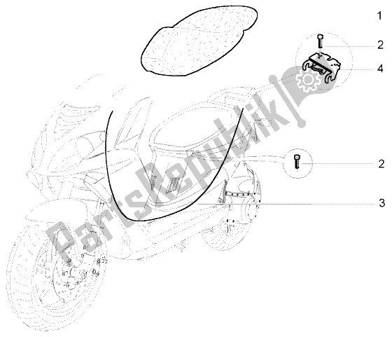 Tutte le parti per il Sella del Piaggio NRG Power DT 50 1998