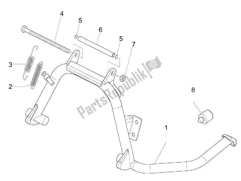 Wszystkie części do Stoisko / S Piaggio MP3 250 IE LT 2008