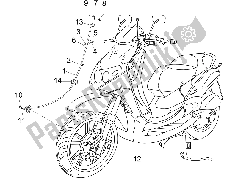 Toutes les pièces pour le Transmissions du Piaggio Beverly 125 E3 2007