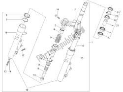 forcella / tubo sterzo - unità cuscinetto sterzo