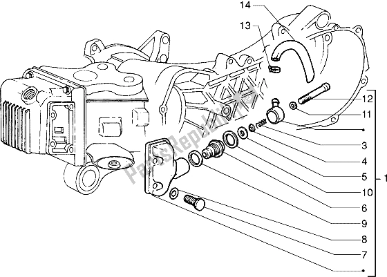 Toutes les pièces pour le Soupape De Vidange D'huile du Piaggio Sfera RST 125 1995