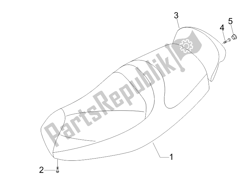 Todas las partes para Silla De Montar / Asientos de Piaggio MP3 250 2006