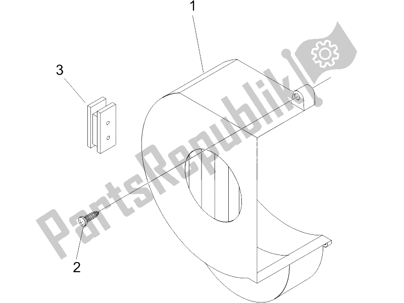 All parts for the Flywheel Magneto Cover - Oil Filter of the Piaggio Liberty 50 2T Sport UK 2006