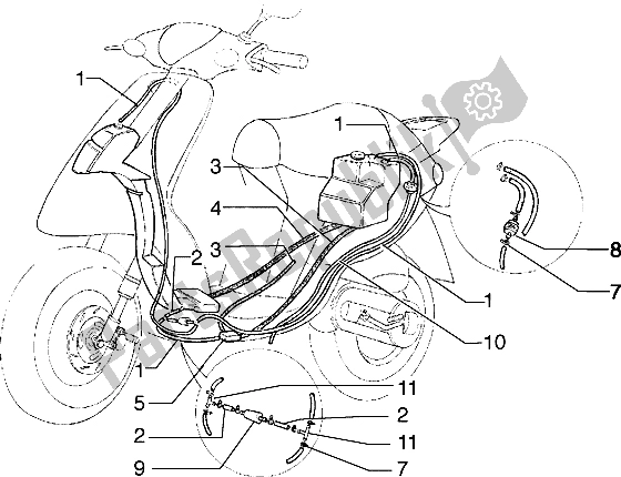 Toutes les pièces pour le Système De Carburant du Piaggio Typhoon 125 X 2000