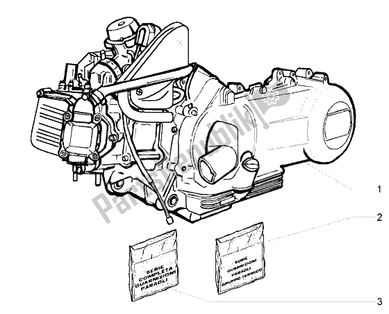 Toutes les pièces pour le Moteur du Piaggio X9 250 Evolution 2000