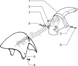 Front and rear mudguard