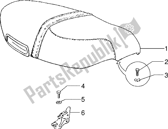 Wszystkie części do Tylny Amortyzator Piaggio Skipperr 150 1996