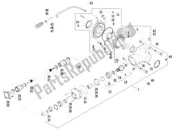 transmisión trasera