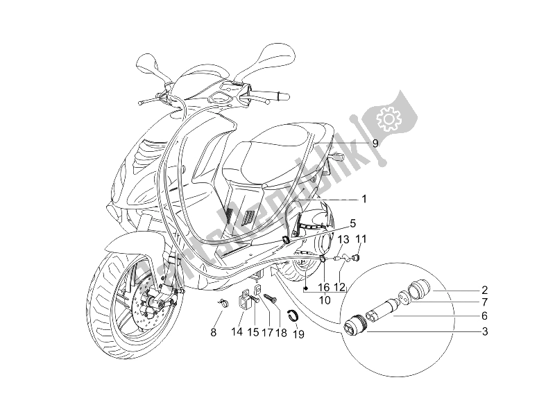 Toutes les pièces pour le Transmissions du Piaggio NRG Power DT 50 2006