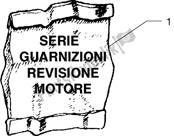 Toutes les pièces pour le Jeu De Joints Pour Révision Moteur du Piaggio X9 250 2006