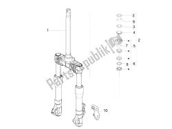 Fork/steering tube - Steering bearing unit