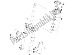 forcella / tubo sterzo - unità cuscinetto sterzo