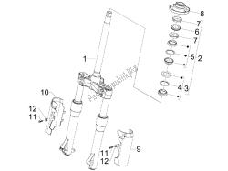 Fork/steering tube - Steering bearing unit