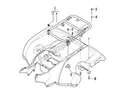 Rear luggage rack