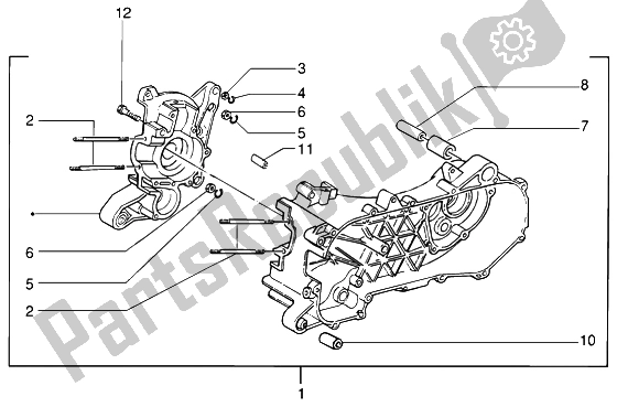 Wszystkie części do Korbowód Piaggio NRG MC3 DT 50 2004