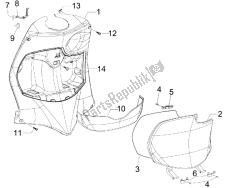 boîte à gants avant - panneau de protection des genoux