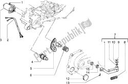 Starting motor-starter lever