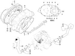 pokrywa skrzyni korbowej - chłodzenie skrzyni korbowej